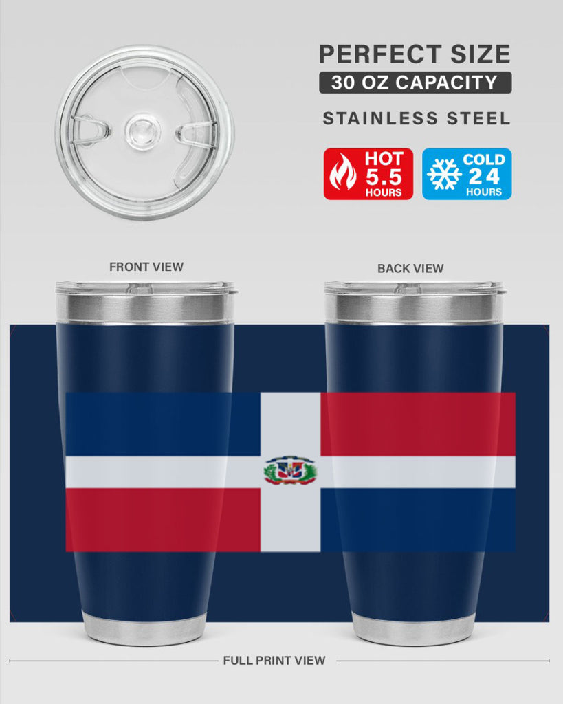 Dominican Republic 148#- world flags- Tumbler
