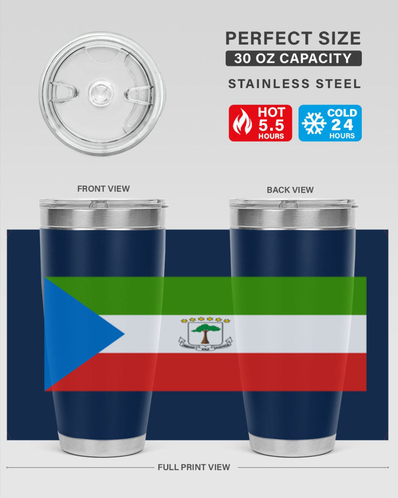 Equatorial Guinea 144#- world flags- Tumbler
