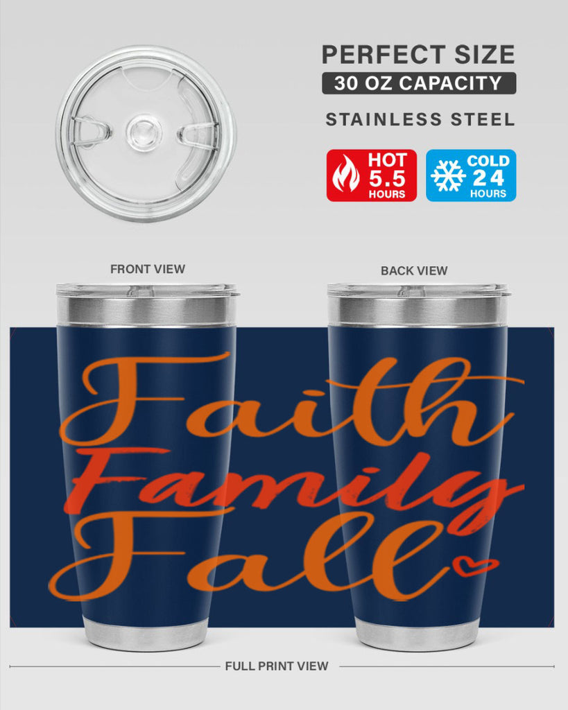 Faith Family Fall Design 81#- fall- Tumbler