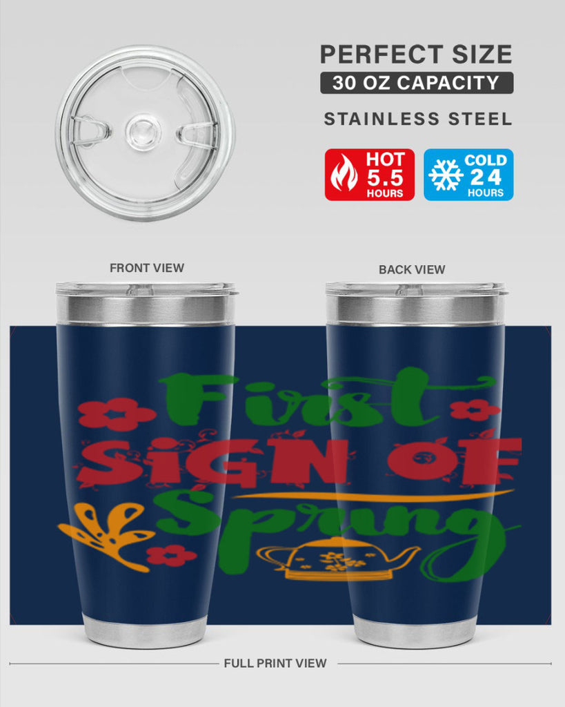 First Sign of Spring 139#- spring- Tumbler