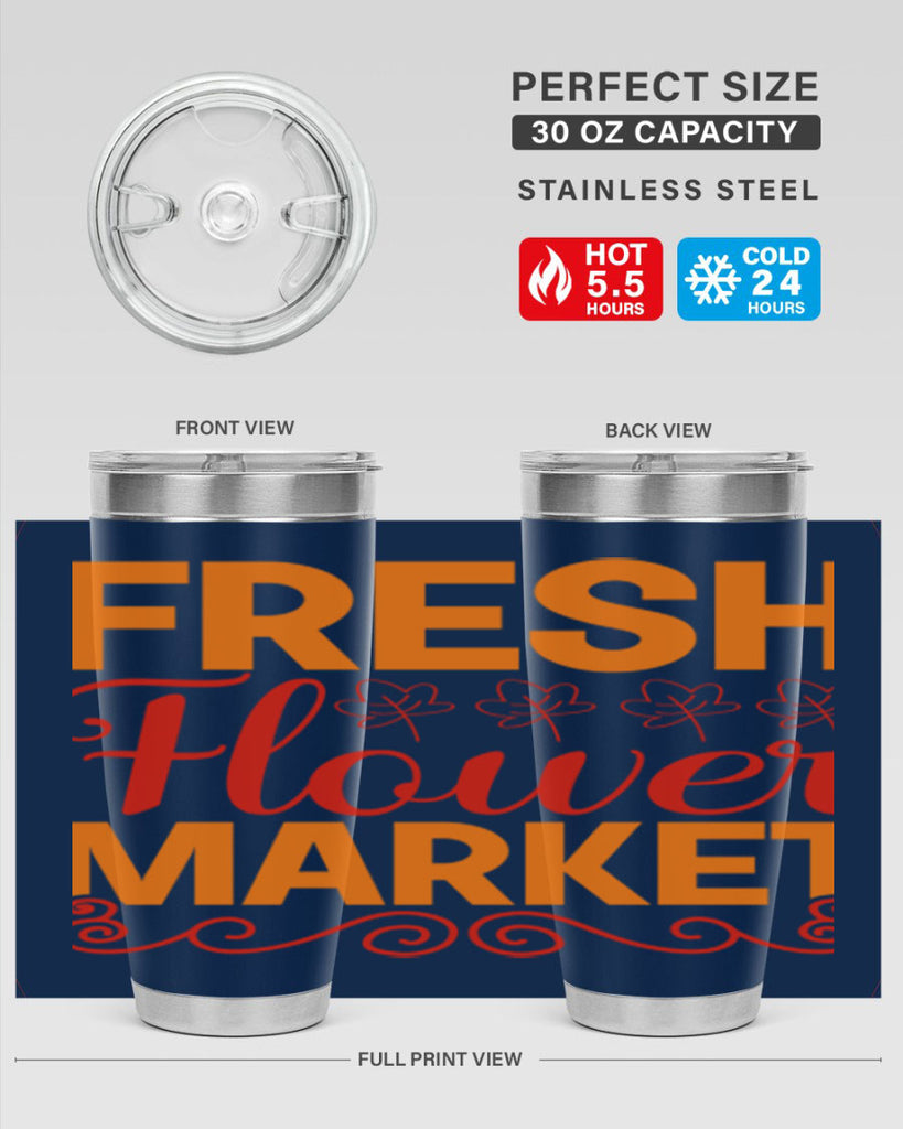 Fresh flower market 143#- spring- Tumbler