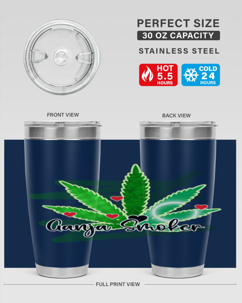 Ganja Smoker 88#- marijuana- Tumbler