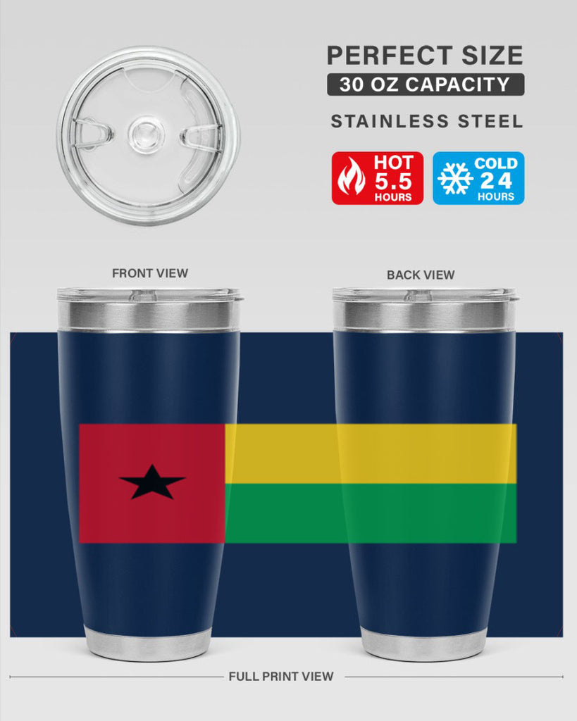 GuineaBissau 128#- world flags- Tumbler