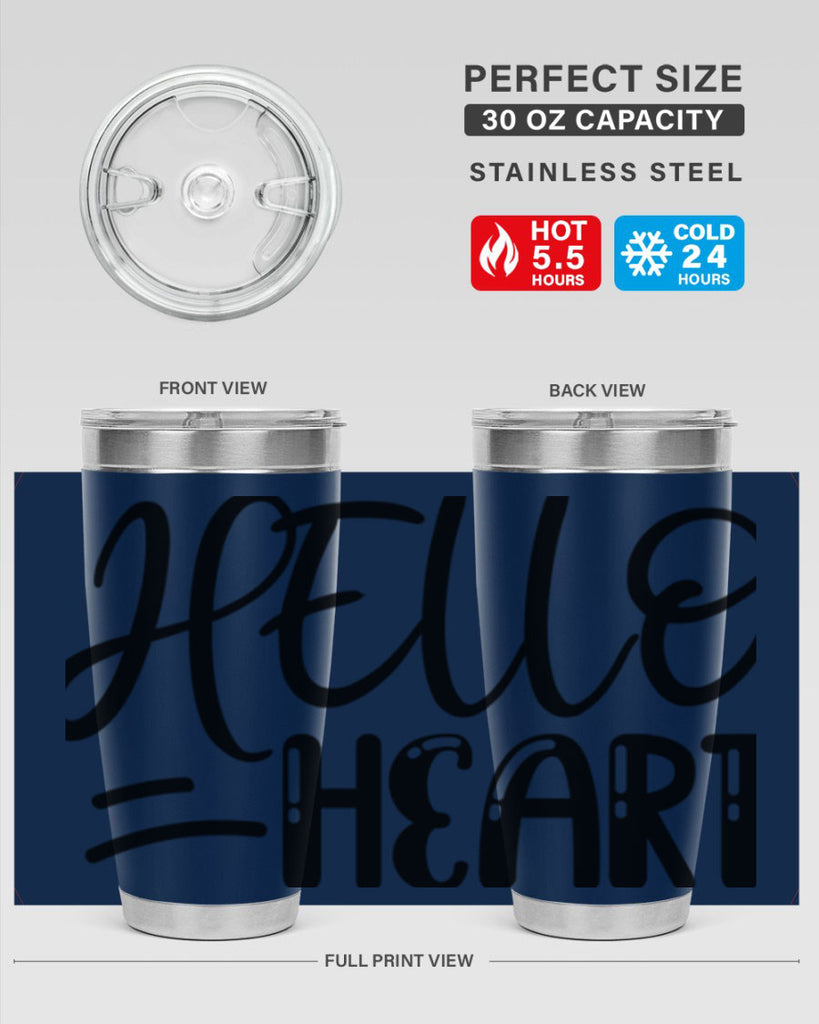 HELLO HEART  220#- spring- Tumbler