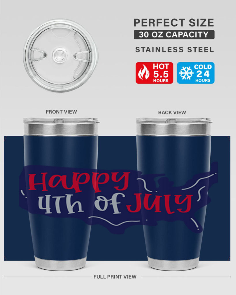 Happy th Of July Style 153#- Fourt Of July- Tumbler