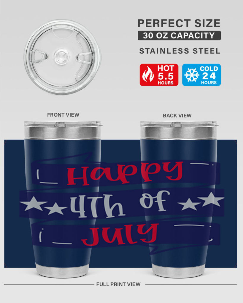 Happy th Of July Style 154#- Fourt Of July- Tumbler