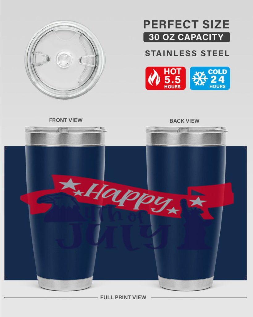 Happy th Of July Style 156#- Fourt Of July- Tumbler