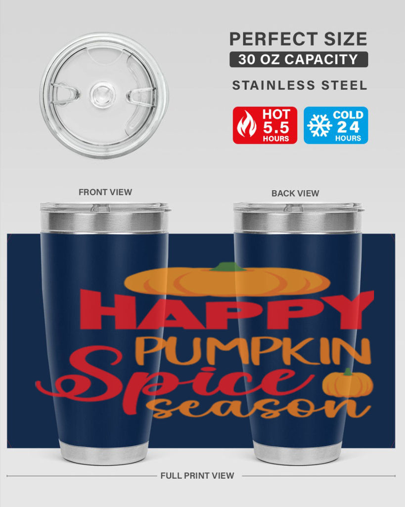 HappyPumpkinSpiceSeason 259#- fall- Tumbler
