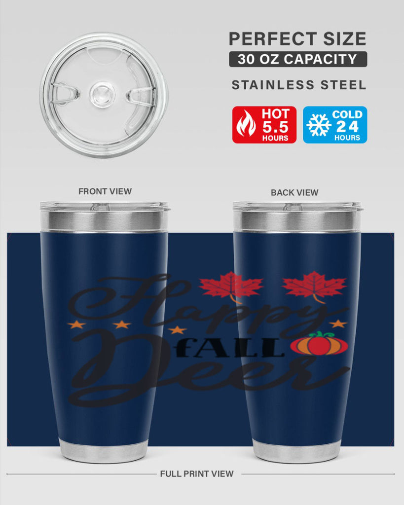 Happyfalldeer 254#- fall- Tumbler