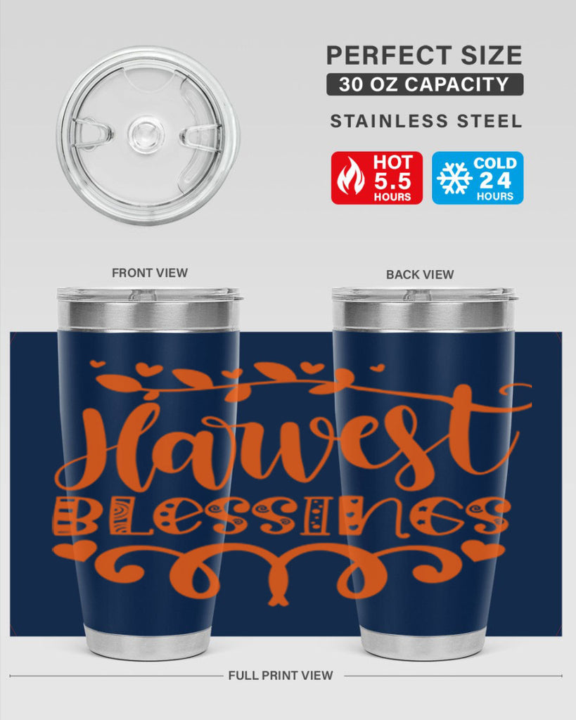 Harvest Blessings 266#- fall- Tumbler