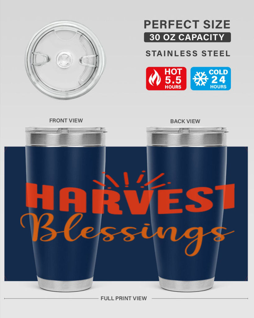 Harvest Blessings Design 264#- fall- Tumbler