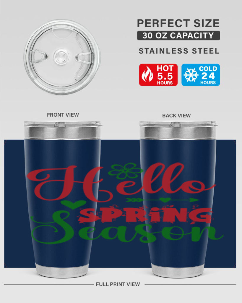 Hello Spring Season 224#- spring- Tumbler