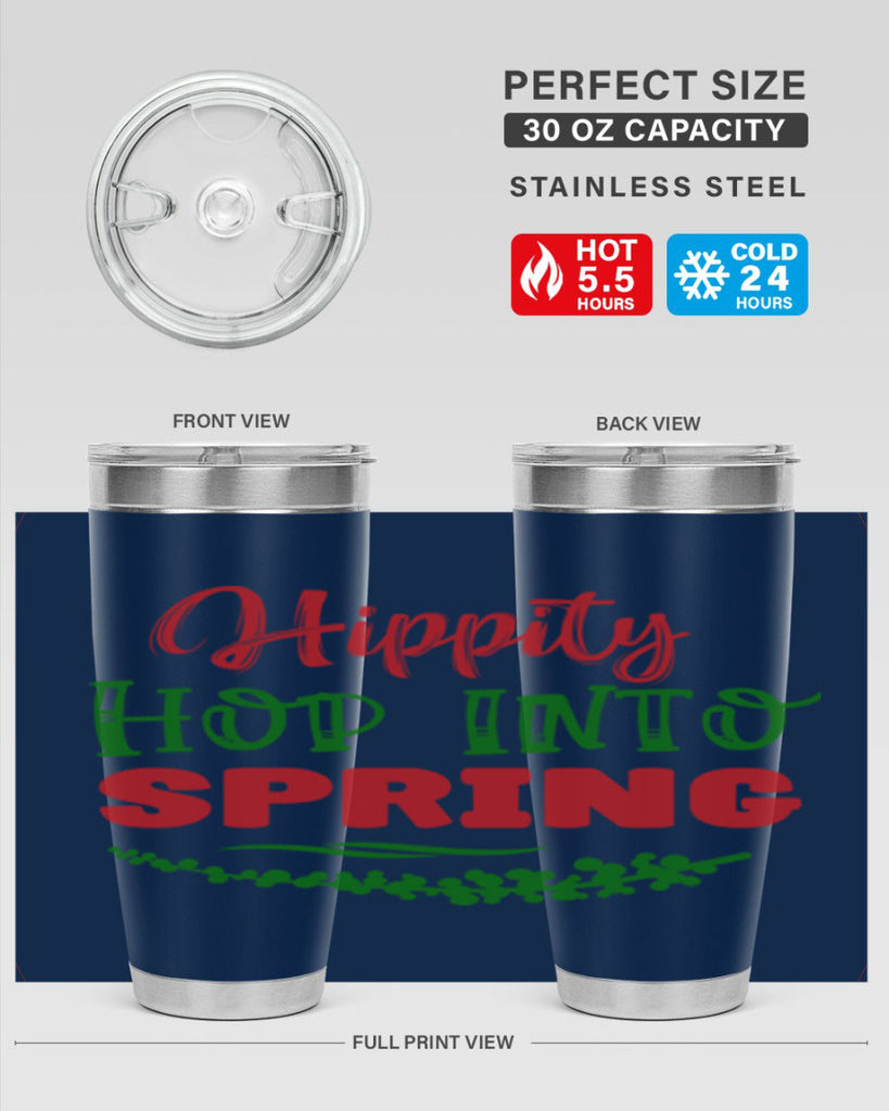 Hippity Hop into Spring 239#- spring- Tumbler