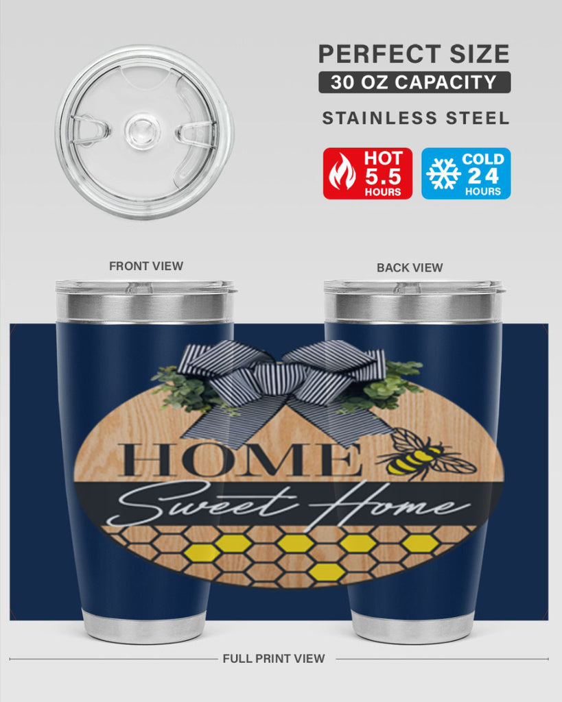 Home Sweet home bee and hive Mockup241#- spring- Tumbler