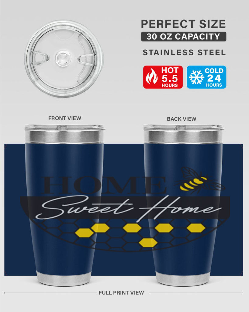 Home Sweet home bee and hive244#- spring- Tumbler