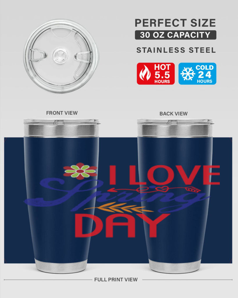 I Love Spring Day 266#- spring- Tumbler