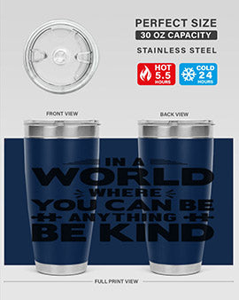 In a world Style 48#- autism- Tumbler