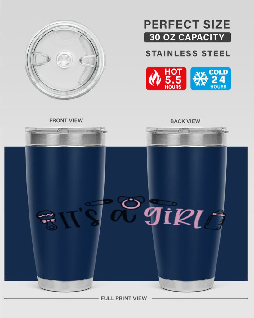 Its A Girl Style 78#- baby- tumbler