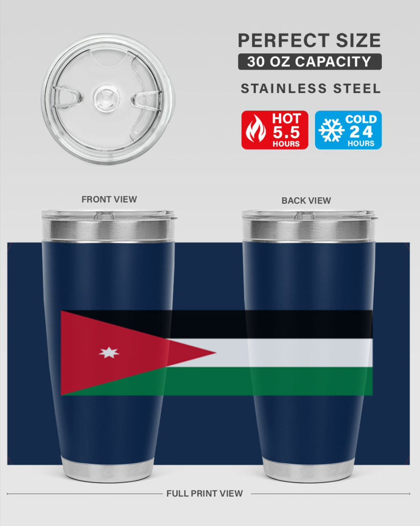 Jordan 112#- world flags- Tumbler