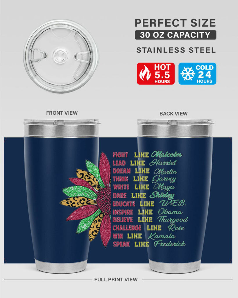 Juneteenth Sunflower Design 17#- Juneteenth- tumbler