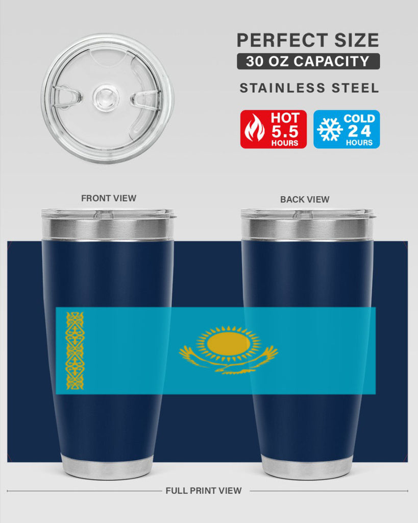 Kazakhstan 111#- world flags- Tumbler