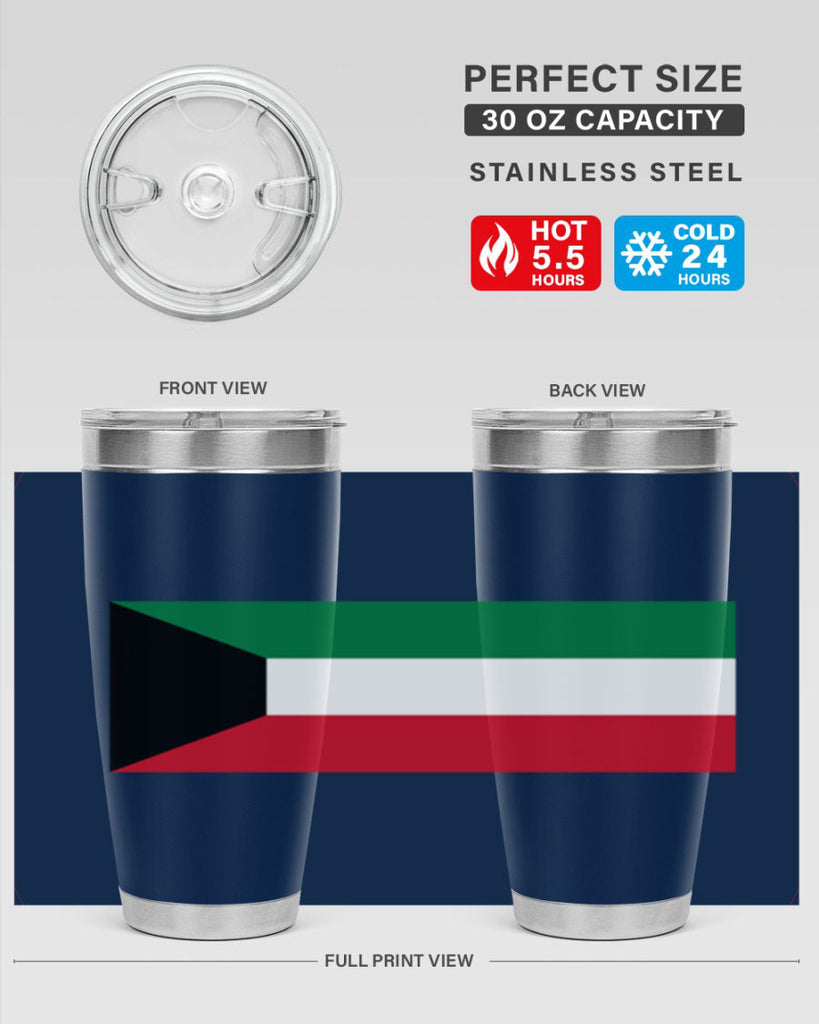 Kuwait 107#- world flags- Tumbler