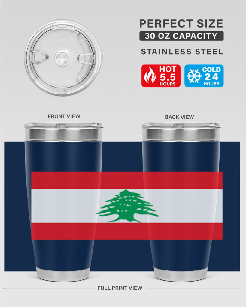 Lebanon 103#- world flags- Tumbler
