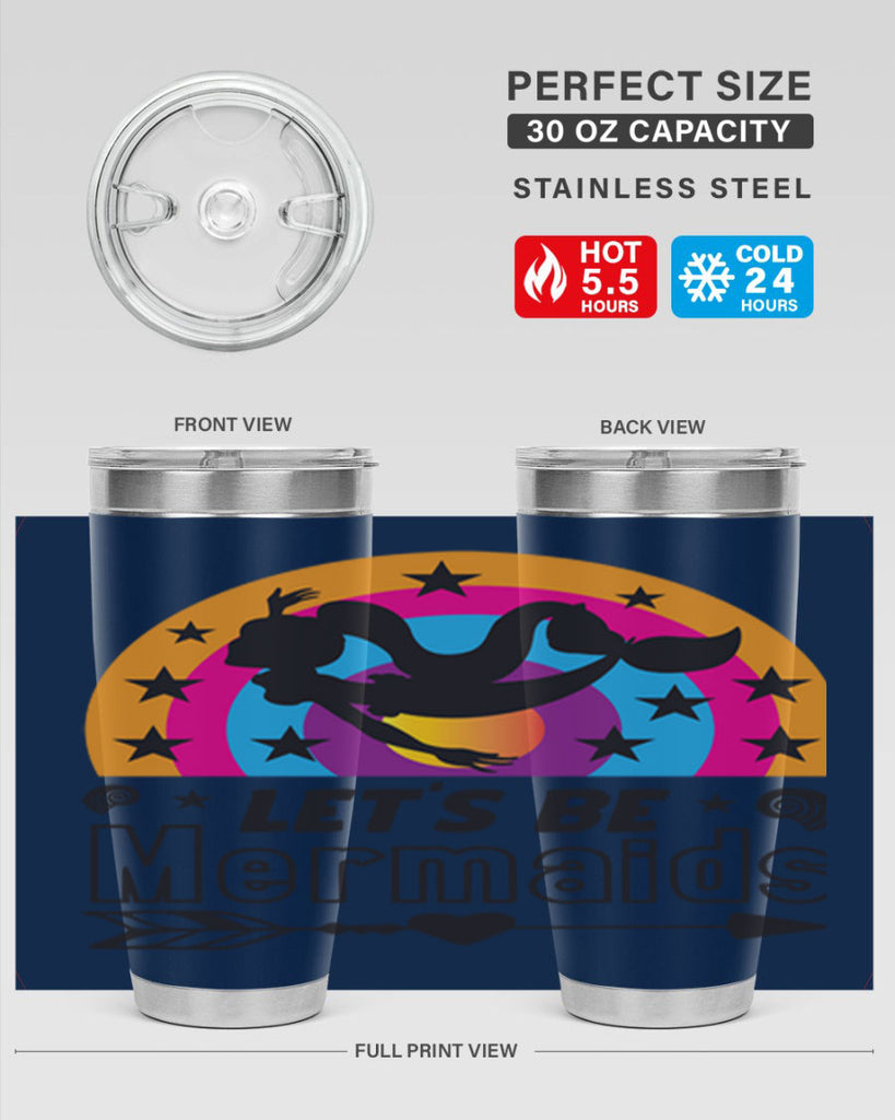 Lets be mermaids 300#- mermaid- Tumbler
