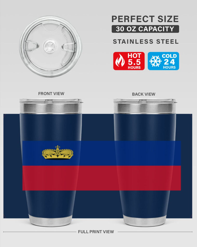 Liechtenstein 99#- world flags- Tumbler