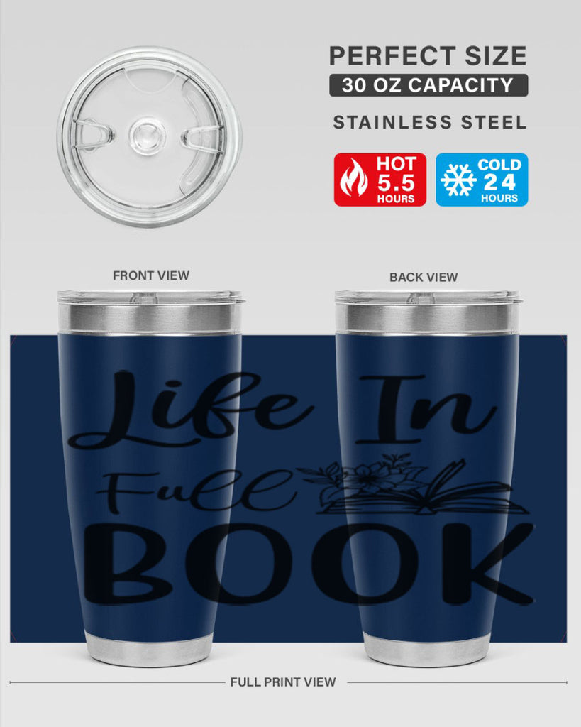 Life In Full Book 297#- spring- Tumbler