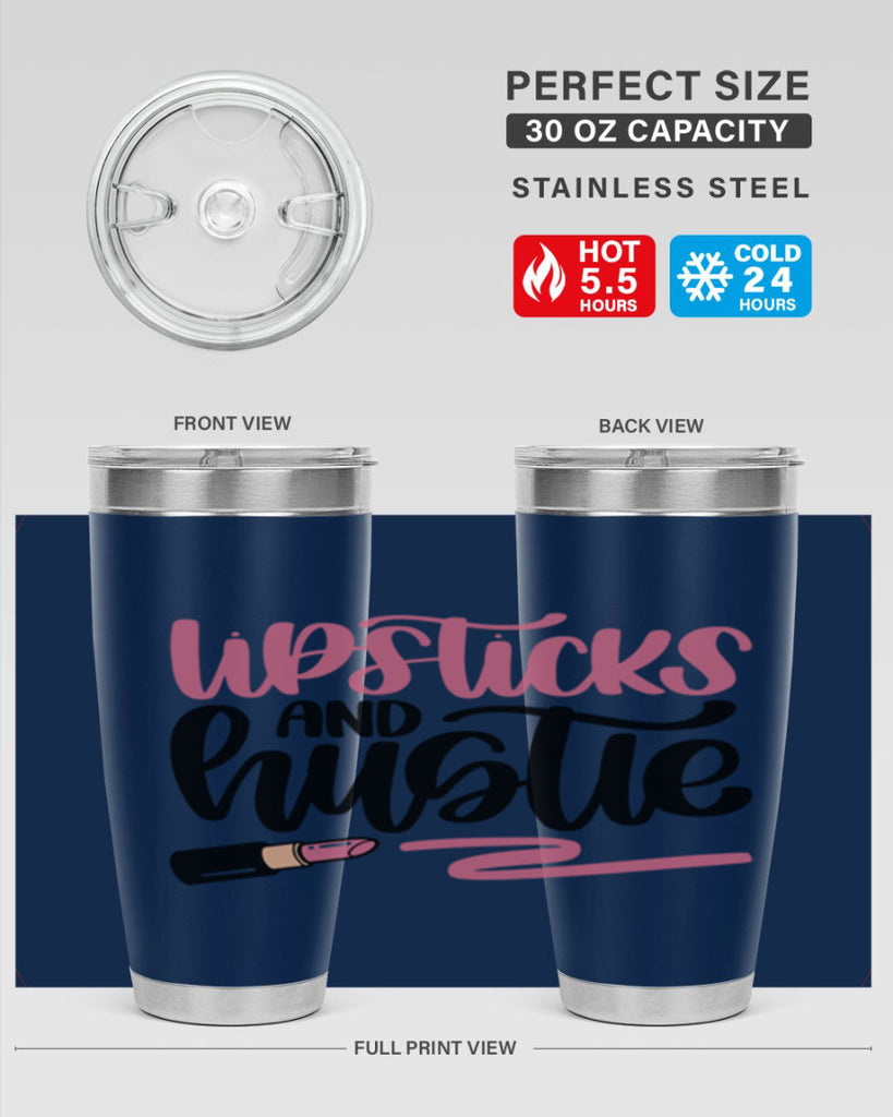 Lipstick And Hustie Style 58#- make up- Tumbler