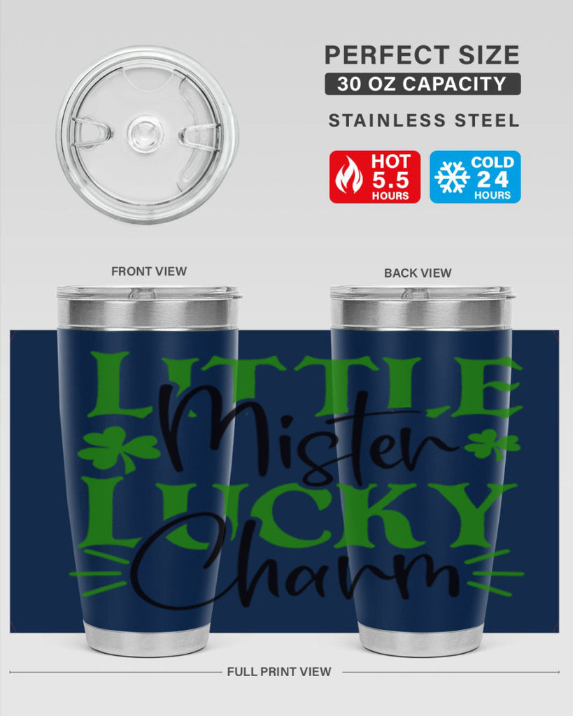 Little Mister Lucky Charm Style 153#- St Patricks Day- Tumbler