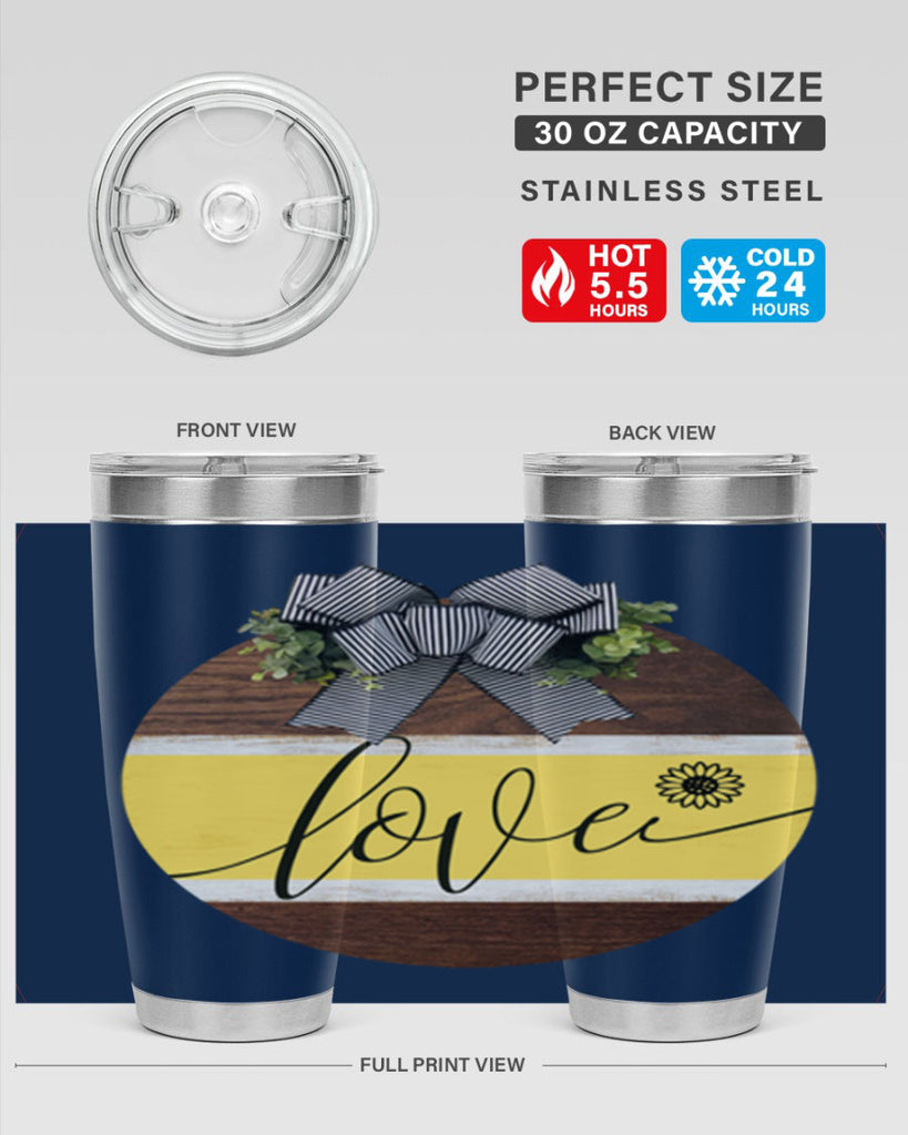 Love and daisy Mockup326#- spring- Tumbler