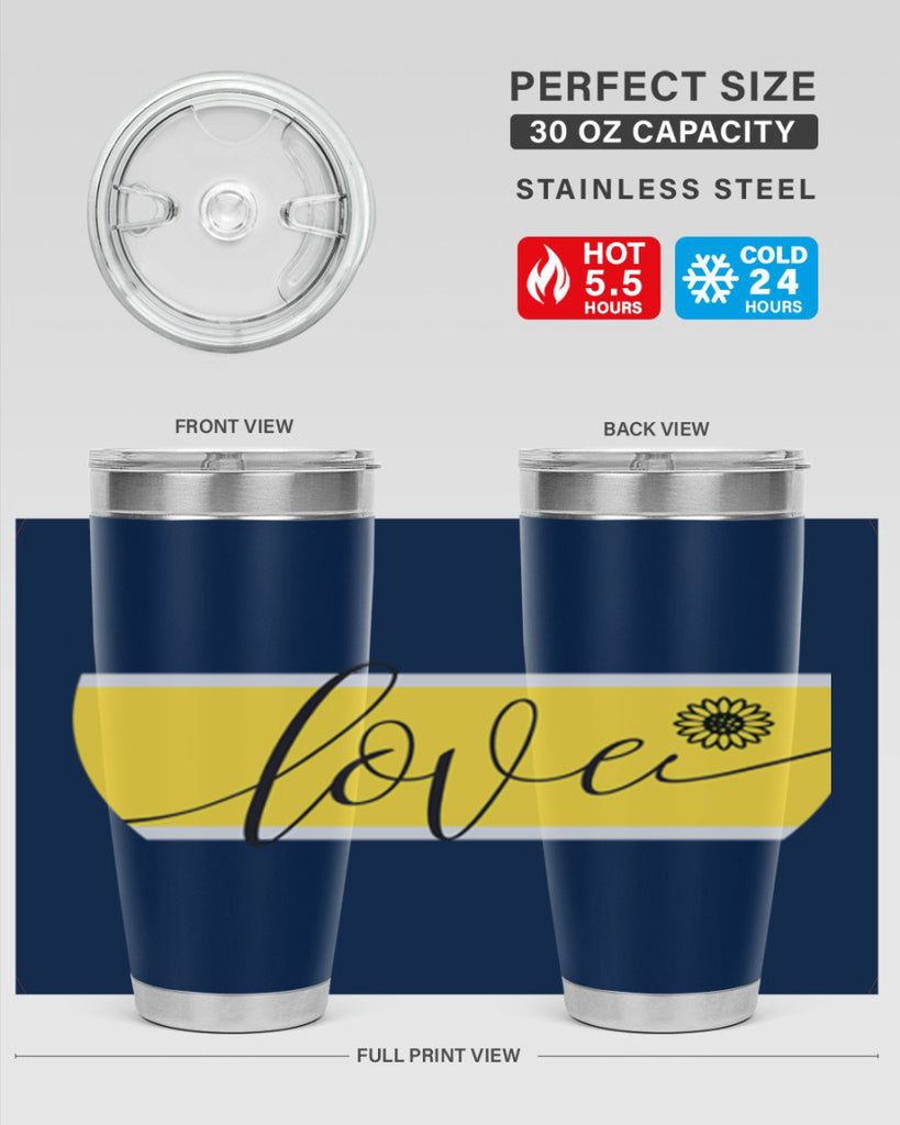 Love and daisy327#- spring- Tumbler