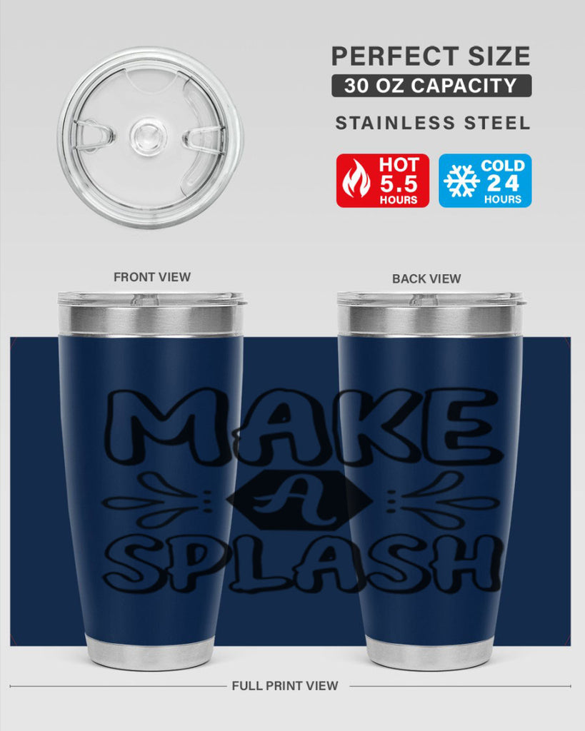 Make a splash 310#- mermaid- Tumbler