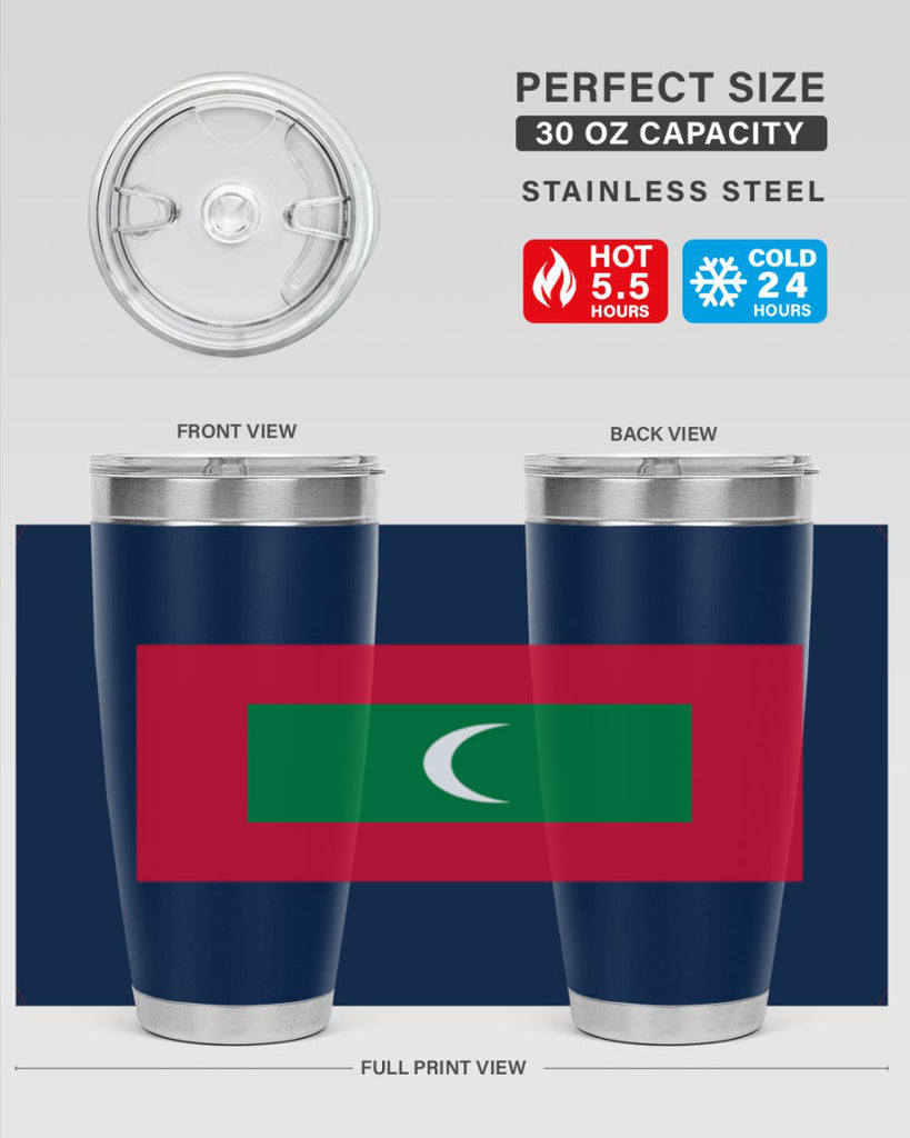 Maldives 93#- world flags- Tumbler
