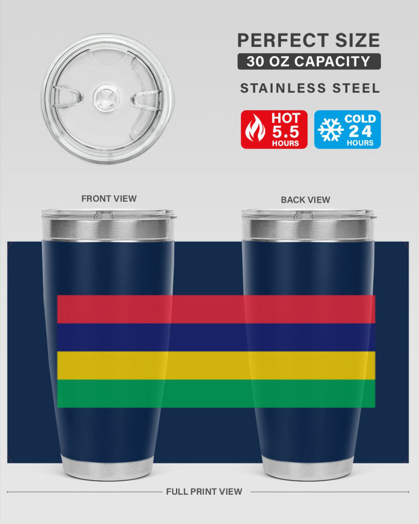 Mauritius 88#- world flags- Tumbler