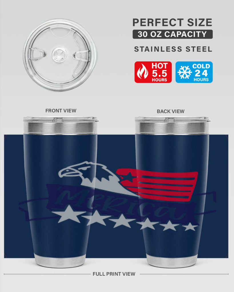 Merica Style 136#- Fourt Of July- Tumbler