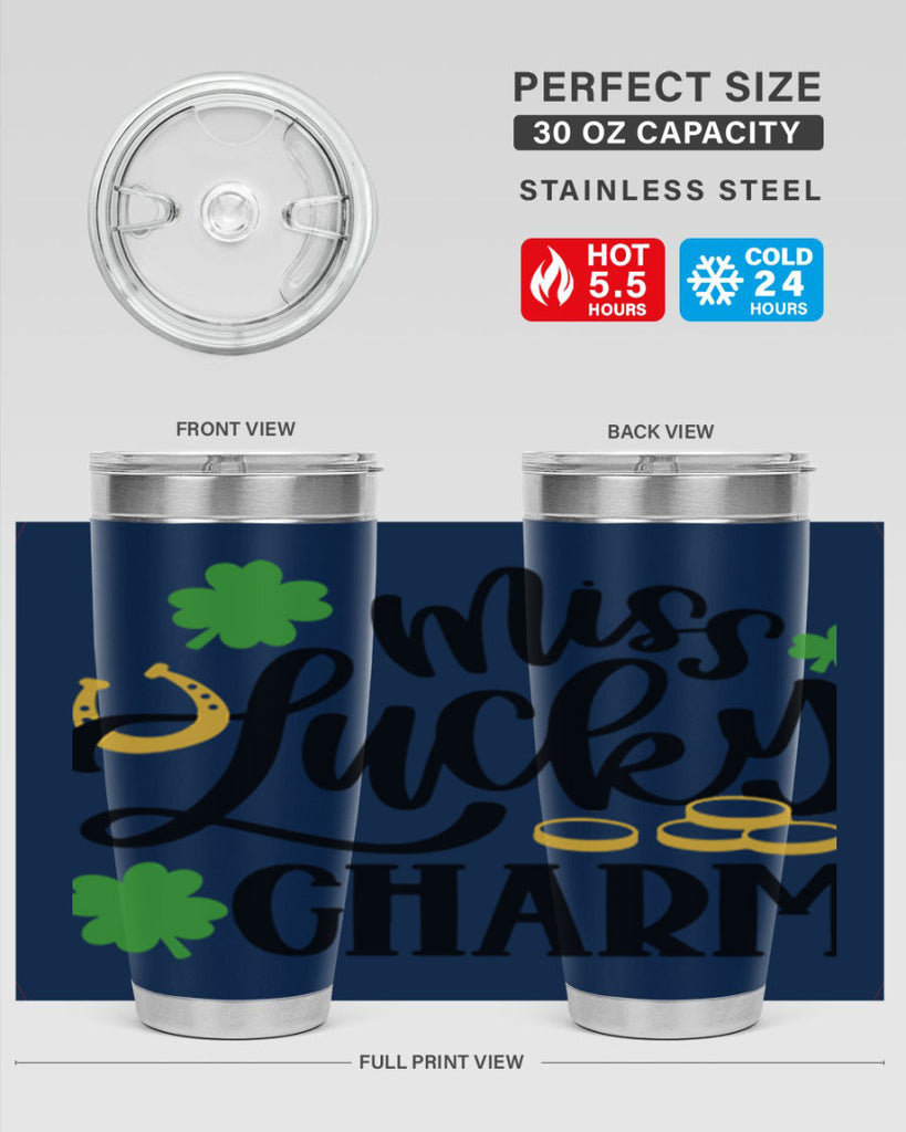 Miss Lucky Charm Style 47#- St Patricks Day- Tumbler