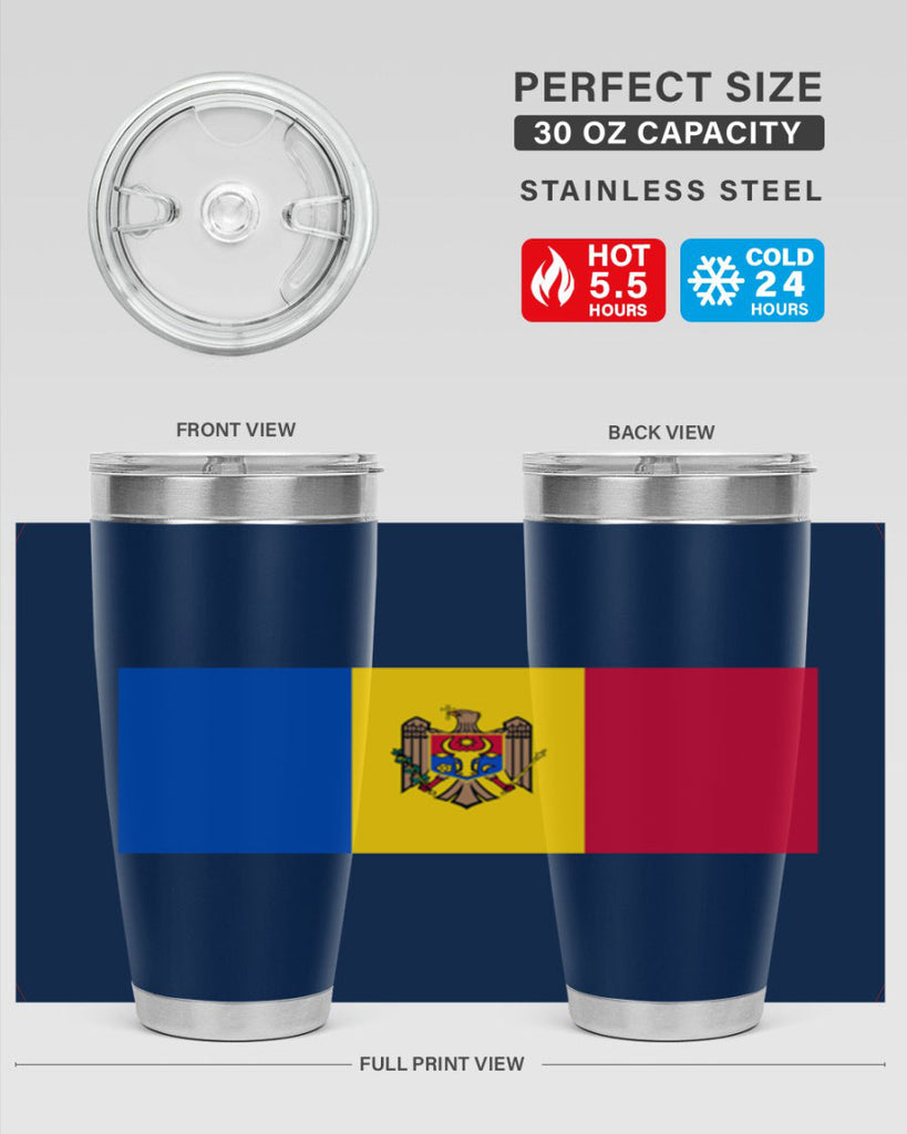 Moldova 85#- world flags- Tumbler
