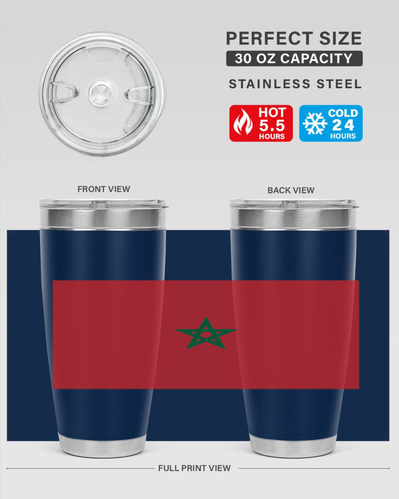 Morocco 81#- world flags- Tumbler