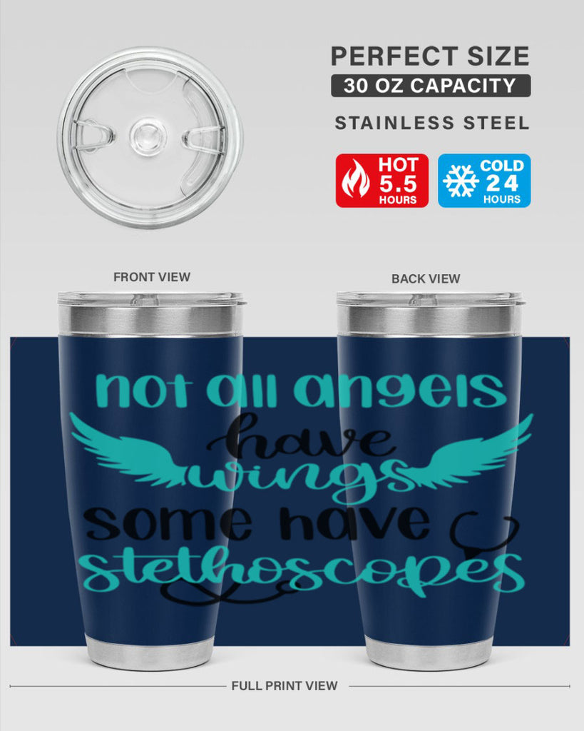 Not All Angels Have Style Style 127#- nurse- tumbler