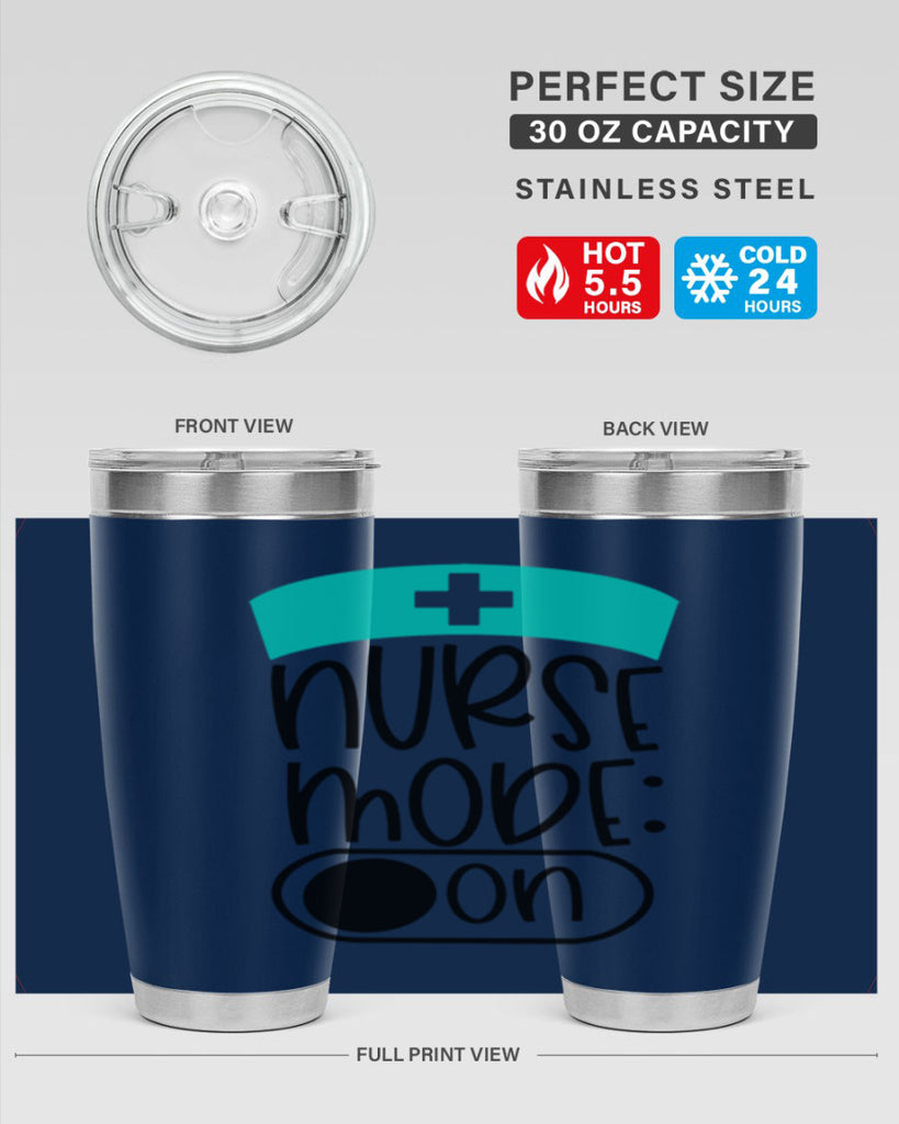 Nurse Mode On Style Style 103#- nurse- tumbler