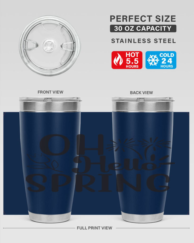 Oh hello spring 358#- spring- Tumbler