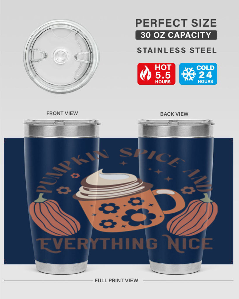 Pumpkin Spice And Everything Nice 539#- fall- Tumbler