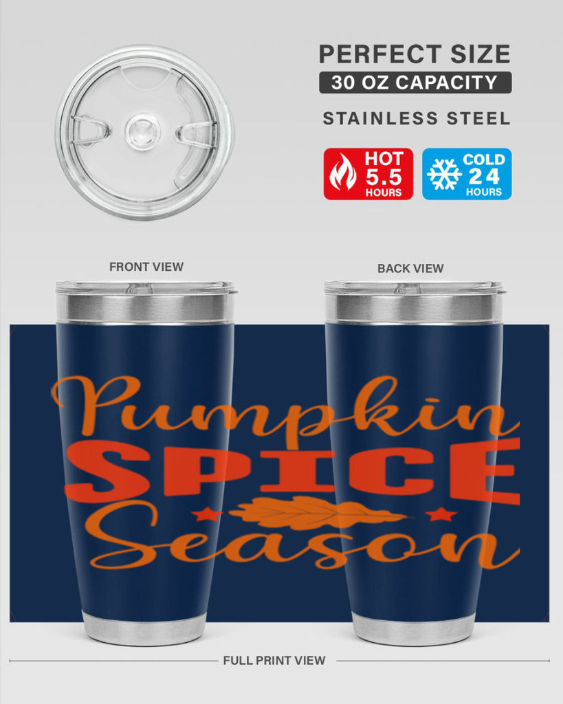 Pumpkin Spice Season Design 557#- fall- Tumbler