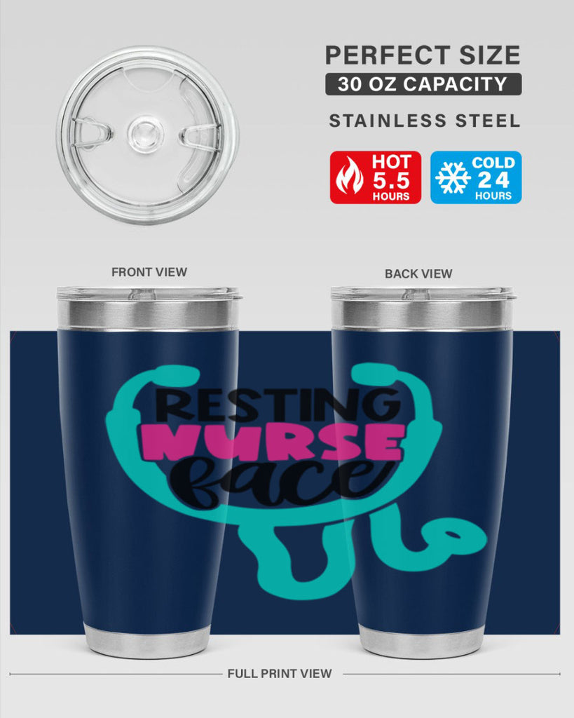 Resting Nurse Face Style Style 57#- nurse- tumbler