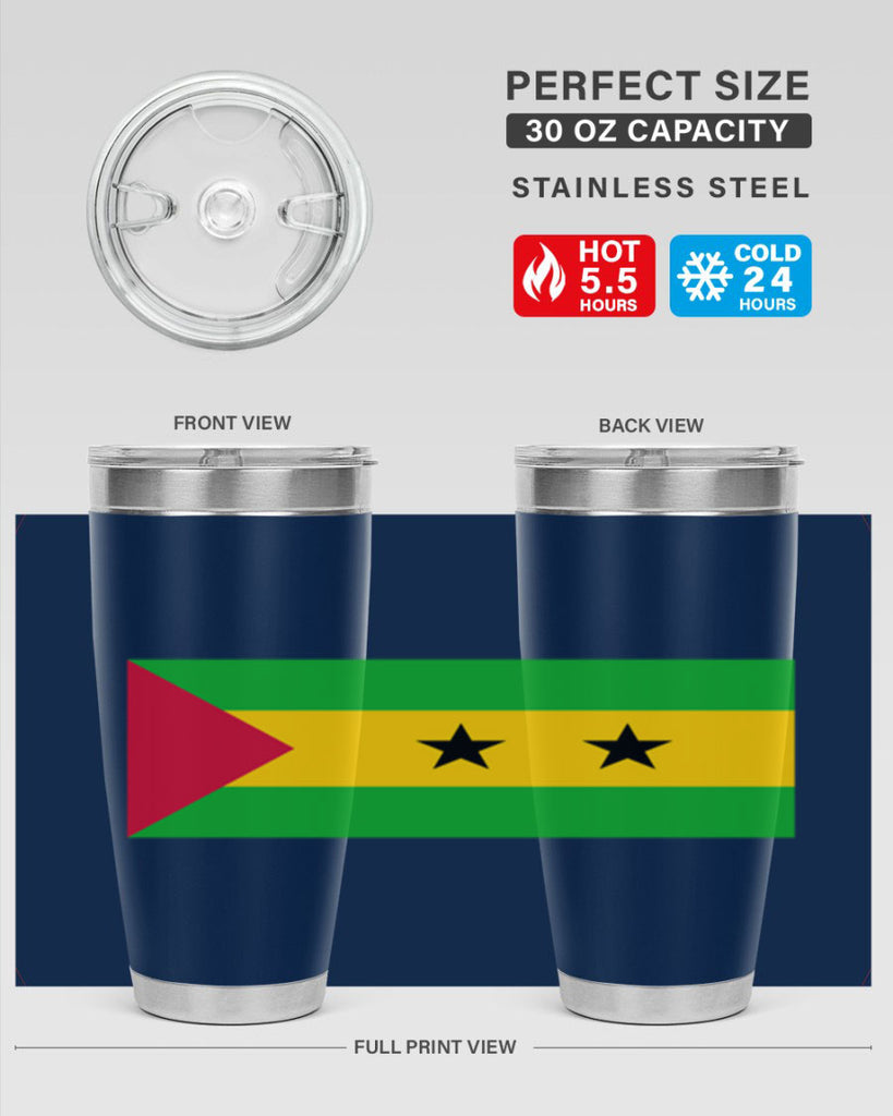 Sao Tome and Principe 47#- world flags- Tumbler