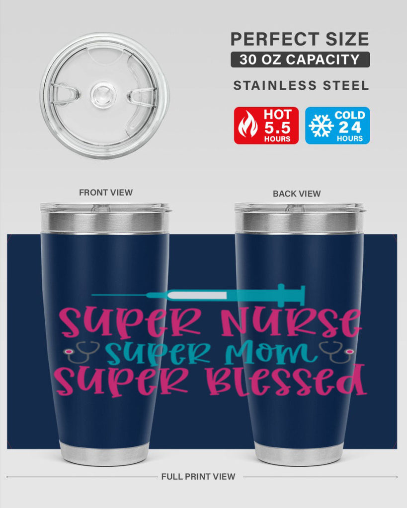 Super Nurse Super Mom Style 347#- nurse- tumbler