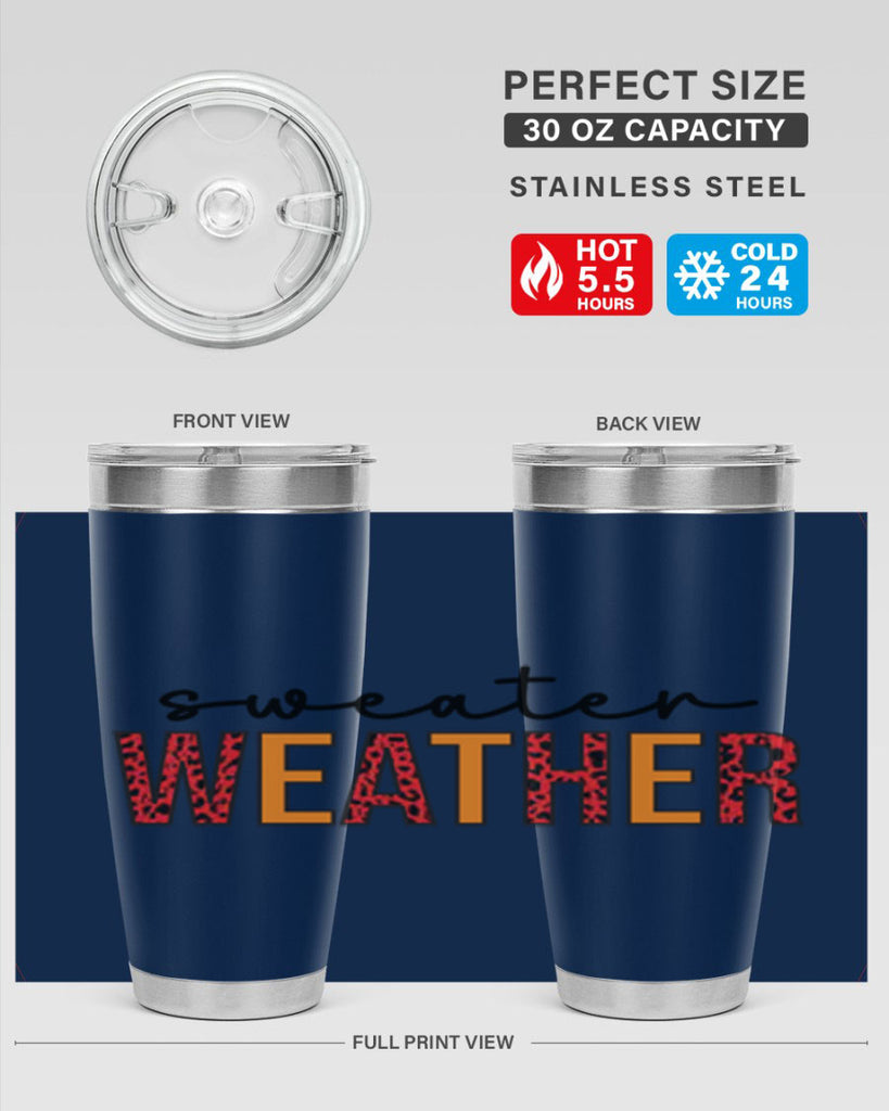 Sweater Weather 587#- fall- Tumbler